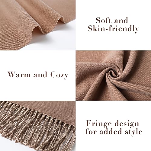 maamgic Womens Scarf Large Pashmina Shawls and Wraps Light Blanket Scarf for Evening Dress Warm Daily Travel Office3