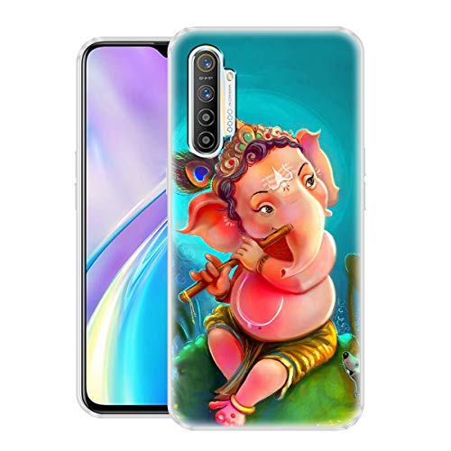 Image of Fashionury inchBAL Ganesha Printed Mobile Back Cover Case Compatible for Realme Xt
