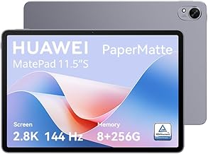 HUAWEI MatePad 11.5 Inch PaperMatte Edition Tablet, 8GB + 256GB, 2, 8K FullView Display, 144 Hz High Refresh Rate, 8800 mAh Battery, Wi-Fi, Bluetooth, Space Grey