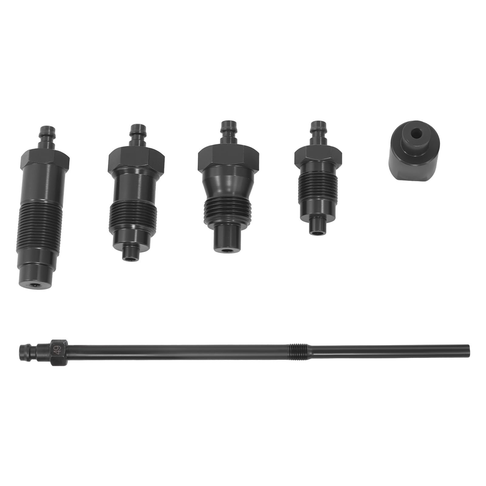 Tester di compressione benzina e diesel, tester di compressione 0-40 bar/600 psi, per auto e camion, tester di perdita di pressione, manometro per test della pressione del cilindro e diagnosi del