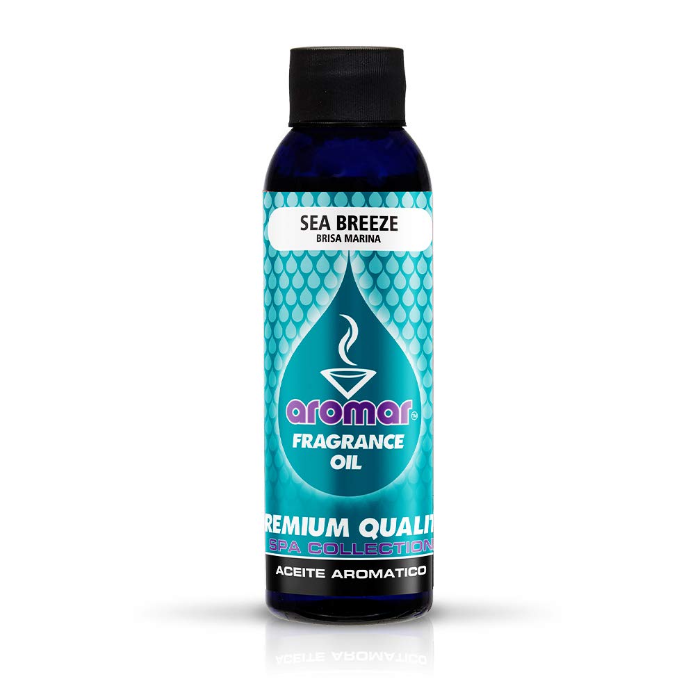 AromarPremium Fragrance Oil, 4oz Bottle 2 Pack Long Lasting Aromatic Scent, Fresh and Revitalizing Aromatherapy for Living Room, Bedroom, and Kitchen 8oz Sea Breeze