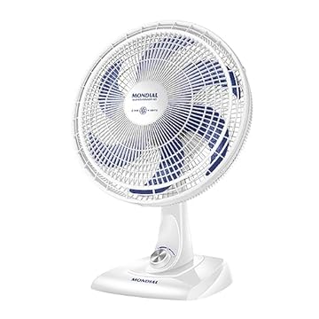 Ventilador de Mesa 40cm Super Power, Mondial, Branco/Azul, 140W, 220V - VSP-40-W