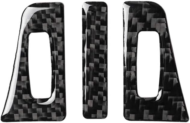 Car Center A/C Air Vent Sticker Center Console Decal Real Carbon Fiber Trim Compatible with Lexus NX 200 300 200t 300h 2015-2021 2016 2017 2018 2019 2020 Interior Accessories Decor Black