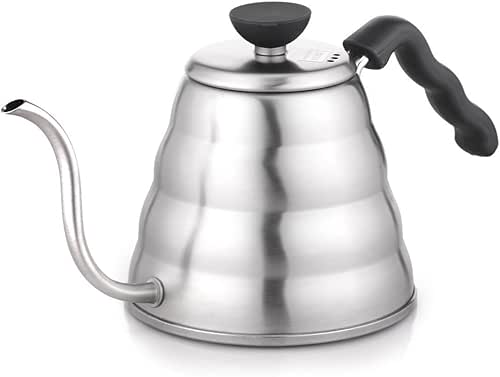 Hario V60 "Buono" Gooseneck Drip Kettle, 1200ml, Silver