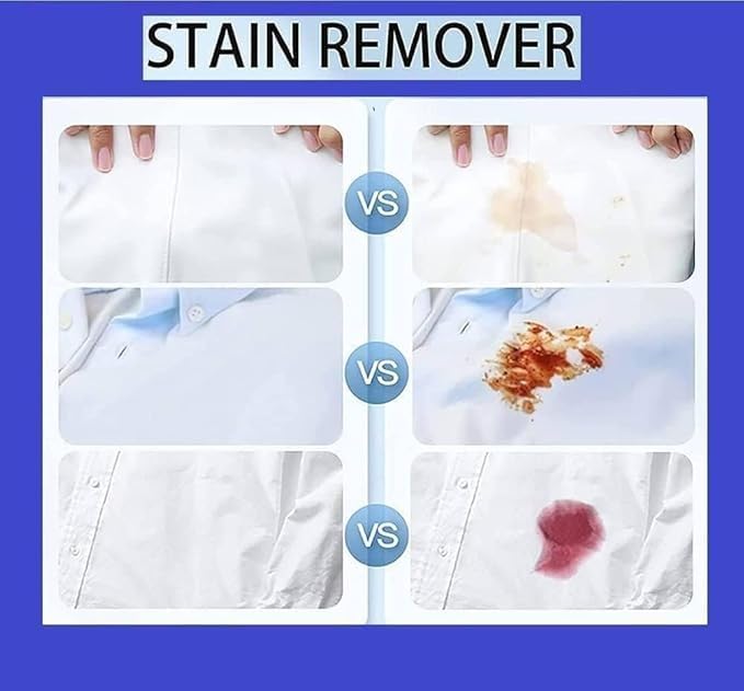 KANAKADHARA All Color Stain Remover for Clothes | Multi-Purpose Roll Bead Fabric Clothes Stain Remover for Cotton, Linen, Polyester, Blended Fabric, Denim, Down, Jacket, Strip (120Ml, PACK OF 1) 1