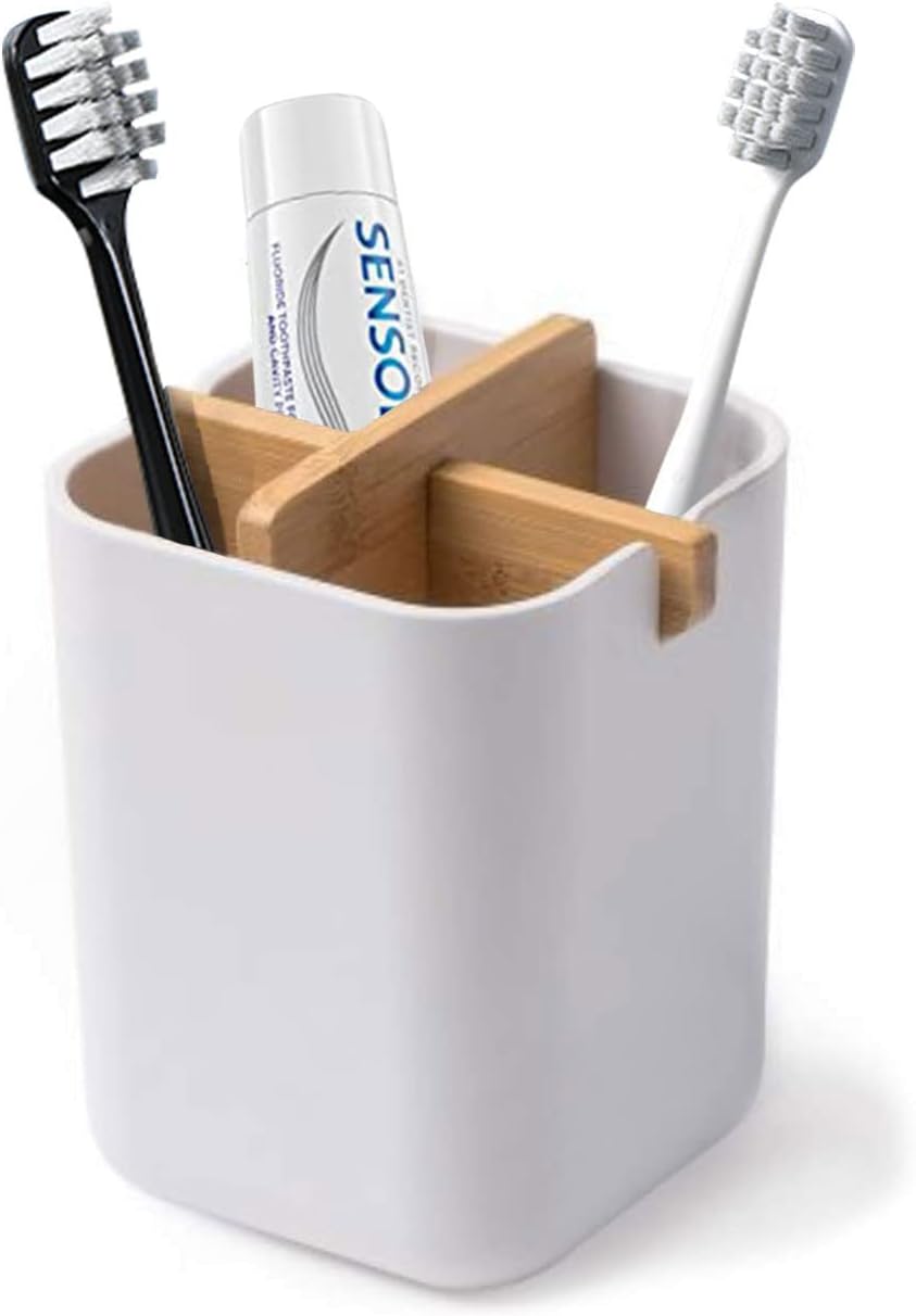 Aoheuo BambooToothbrush HoldersMultifunctionalElectric