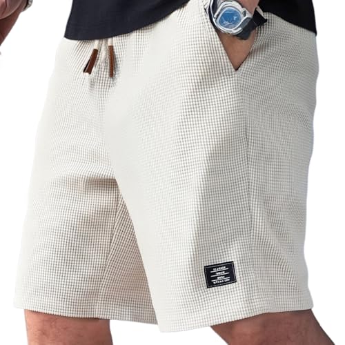Nathan | Elegant Easy-Fit Shorts, Mens Casual Shorts Lightweight Comfortable