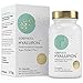 Hyaluronsäure Kapseln - Hochdosiert mit 500 mg pro Kapsel. 90 vegane Kapseln im 3 Monatsvorrat - 500-700 kDa - Angereichert mit Zink, Vitamin C, B12 & Bioflavonoiden - Für Haut, Anti-Aging und Gelenke
