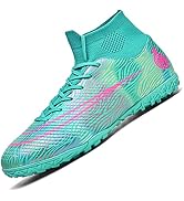 VLOOKST Fußballschuhe Herren High Top Fußballschuhe Kinder Jugendliche Erwachsene Professionelle ...