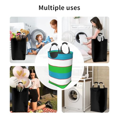 Panier à linge pliable Ouzbékistan anti-encombrement 50L - 7