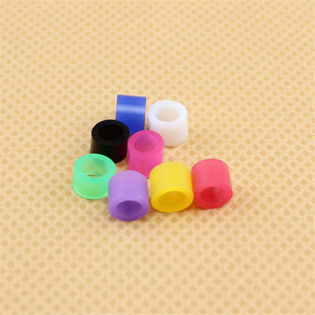 Healifty 320Pcs Silicone Code Rings Color Coded Markers for Safe Instrument Identification 4.13X4.13X1.96 Inch