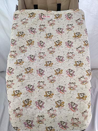 Couverture et housse poussette chanceliere universelle Moon-Bebe porte-bebe blanc
