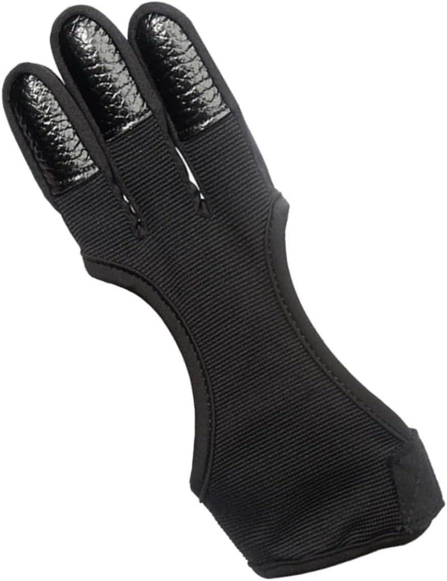 Yardwe 5pcs Archery Gloves for Men Finger Sleeves Protectors Professional Finger Guard Portable Archery Glove