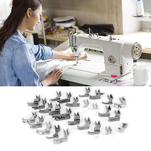 Set de 25 piezas de prensatelas para máquina de coser miniatura 3
