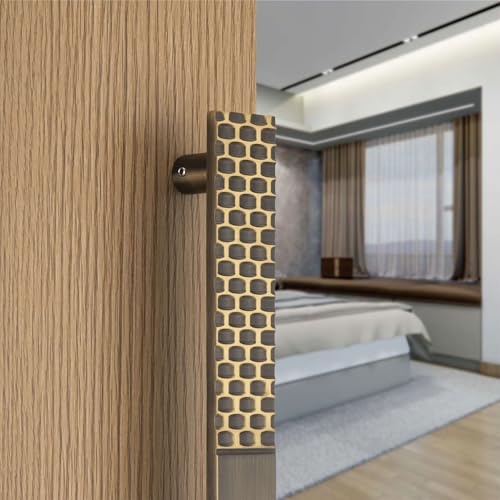 Image of COMPASS 24 inch Brass Main Door Handle | Door Handles for Main Door | Pull Handles for All The Doors of House | Office | Hotels | PH-BK (Pack of 1, Antique Finish)