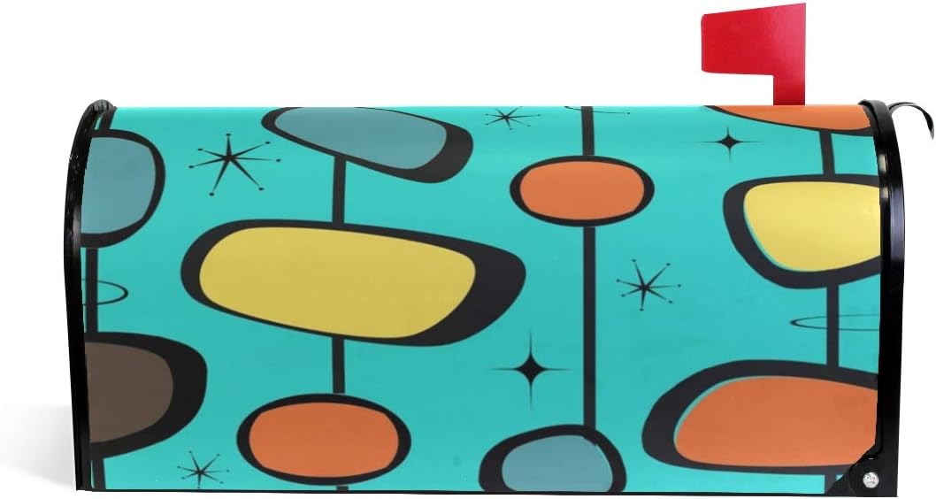 Mailbox Cover Mid Century Modern Wrap Standard
