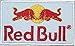 Produktbild Red Bull Logo Badge gesticktes Patch Weiß 7,6 cm Aufnäher oder zum Aufbügeln
