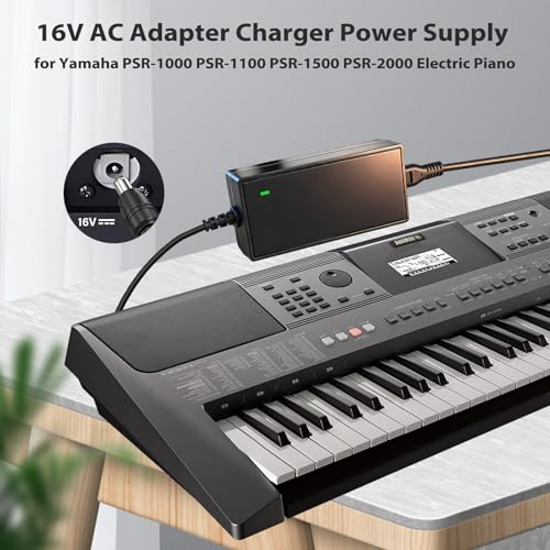 image for solsinsy 16V Power Adapter Cord Compatible with Yamaha P-120 Pro P-120