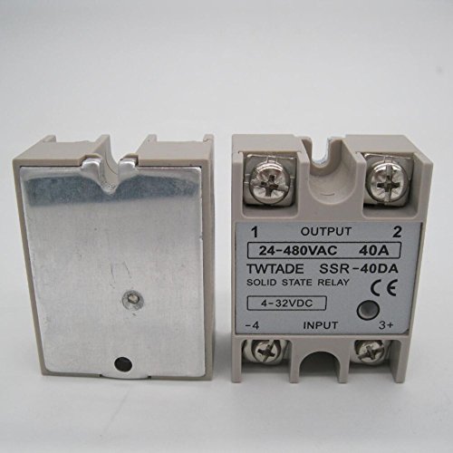 Twtade SSR 40 Da 40A Dc 3-32V To Ac 24-480V Ssr Single Phase Solid State Relay Ssr-40Da thumb #4