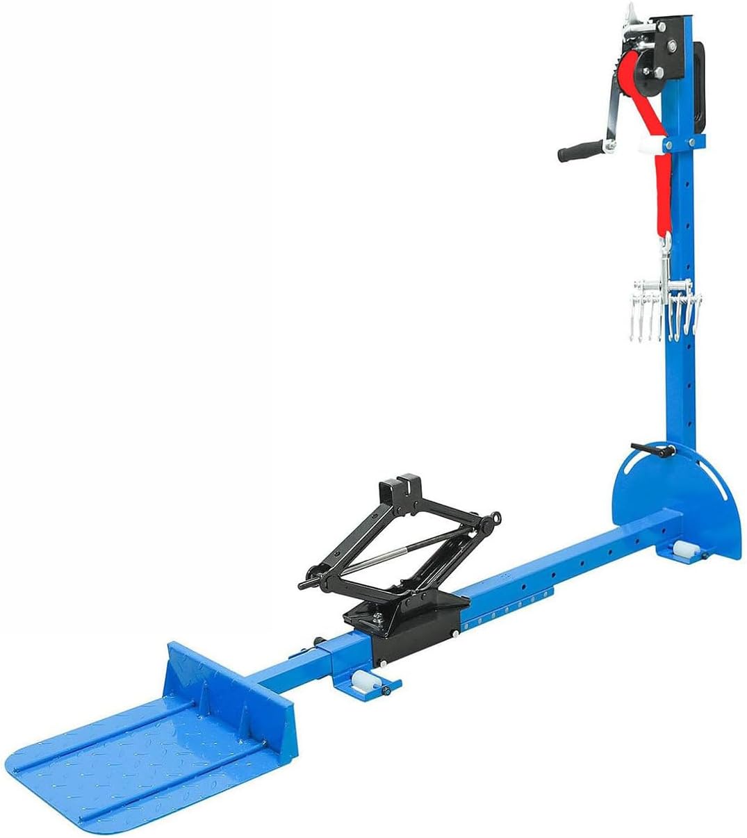 3-in-1 Car Dent Repair Tool Kit, Paintless Auto Body Dent Puller with 600KG Max Force, Adjustable Height for Effective Vehicle Body Restoration
