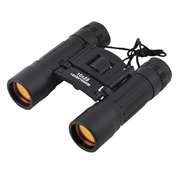 HOME BUY Compact 10x25 Mini Binoculars Telescope Sports Hunting Camping Survival Kit - Black