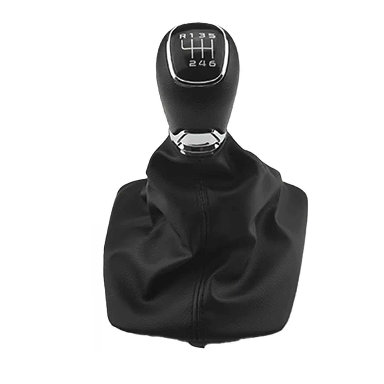 EFDDTBHE Compatible with Skoda for Octavia A5 A6 2004 2005 2006 2007-2012 Car Manual Gear Stick Shift Knob Gearbox Shift Knob Boot Gearbox Handle Shifter Handle(6 Speed Set)