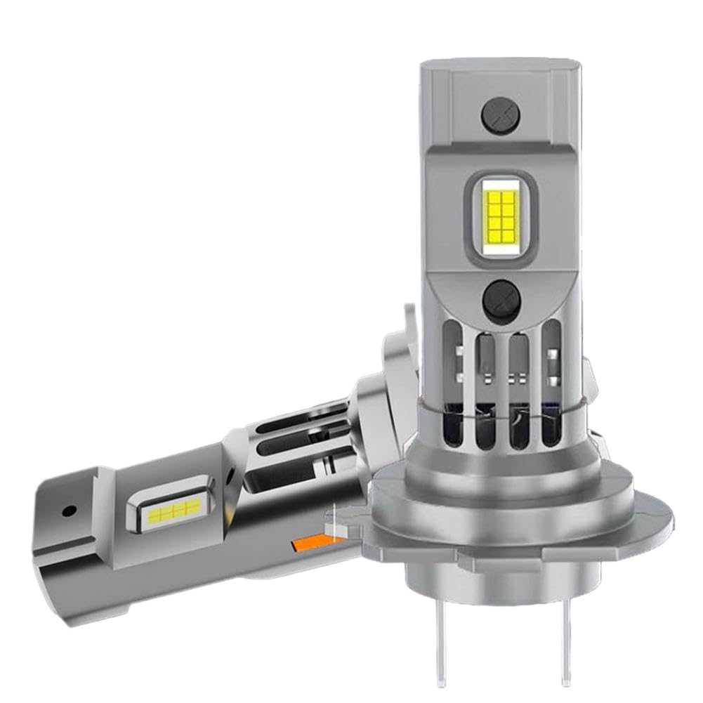 H7-LED-CANBUS-Scheinwerferlampen, Größe 1:1, kabellos, fehlerfrei, mit Lüfter, 6000 K, Weiß, kompatibel mit dem Auto(Emitting Color: With Fan)