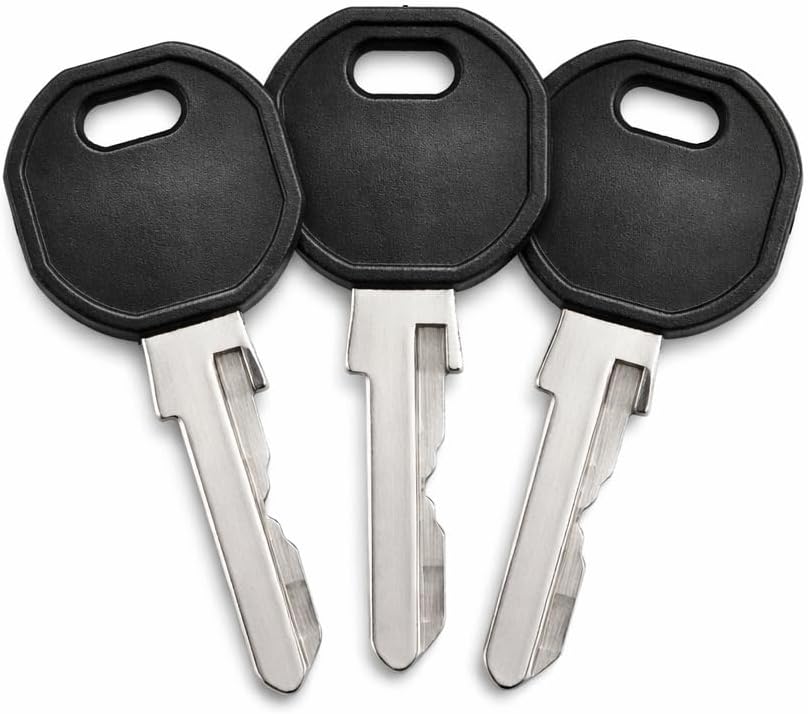 3-Pack EK333 Cabinet Replacement Keys Compatible with EMKA, APC & Hoffman Electrical Enclosures, Replaces 333 1108-1-1 1108-U35