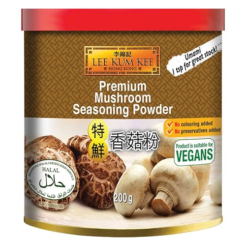 Lee Kum Kee Premium Pilz-Würzpulver Umami Würzpulver mit Pilzgeschmack 1 x 200 g