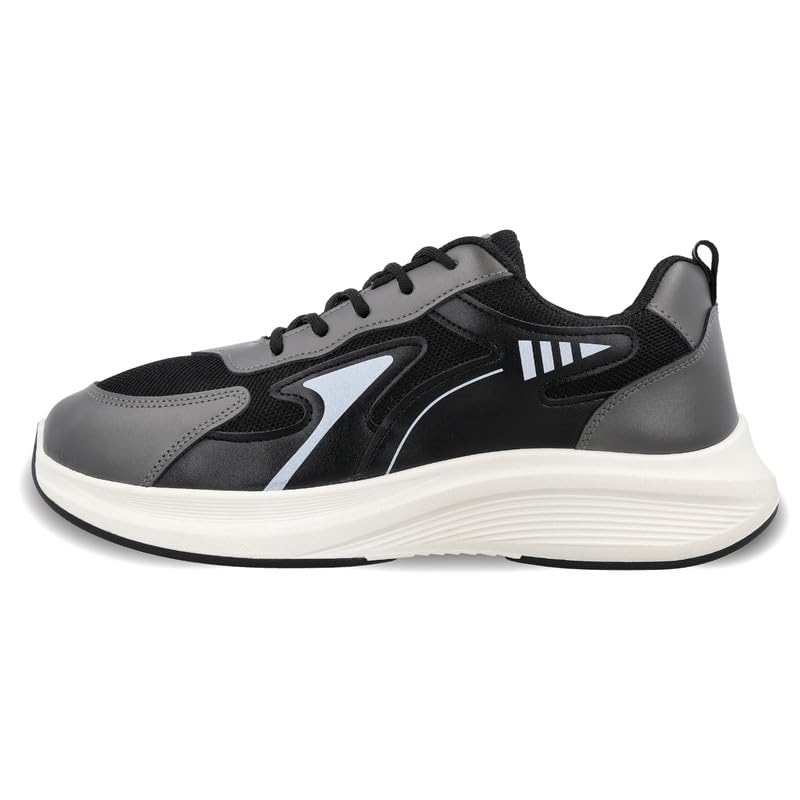 WALKAROO Sports Shoe for Men |Perfect for Walking and Gym Training|WS97538 - Black Grey (B0DCNVDWC2) Amazon Price History, Amazon Price Tracker