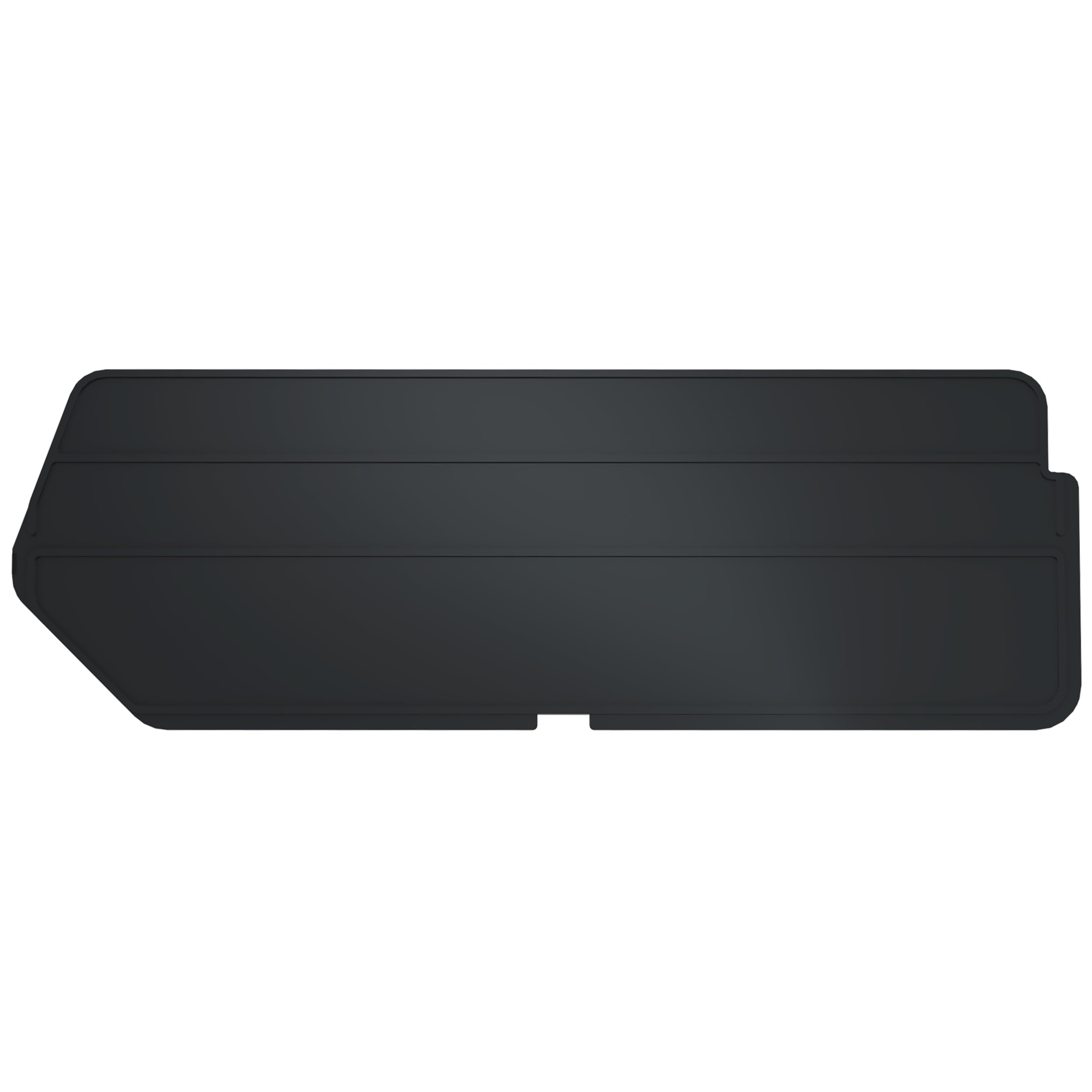 Akro-Mils 40224 Plastic Length Dividers for AkroBins Stackable Storage Bins Model 30224, Custom Storage Inserts for Tools, Crafts &amp; Supplies, 6-Pack, Black