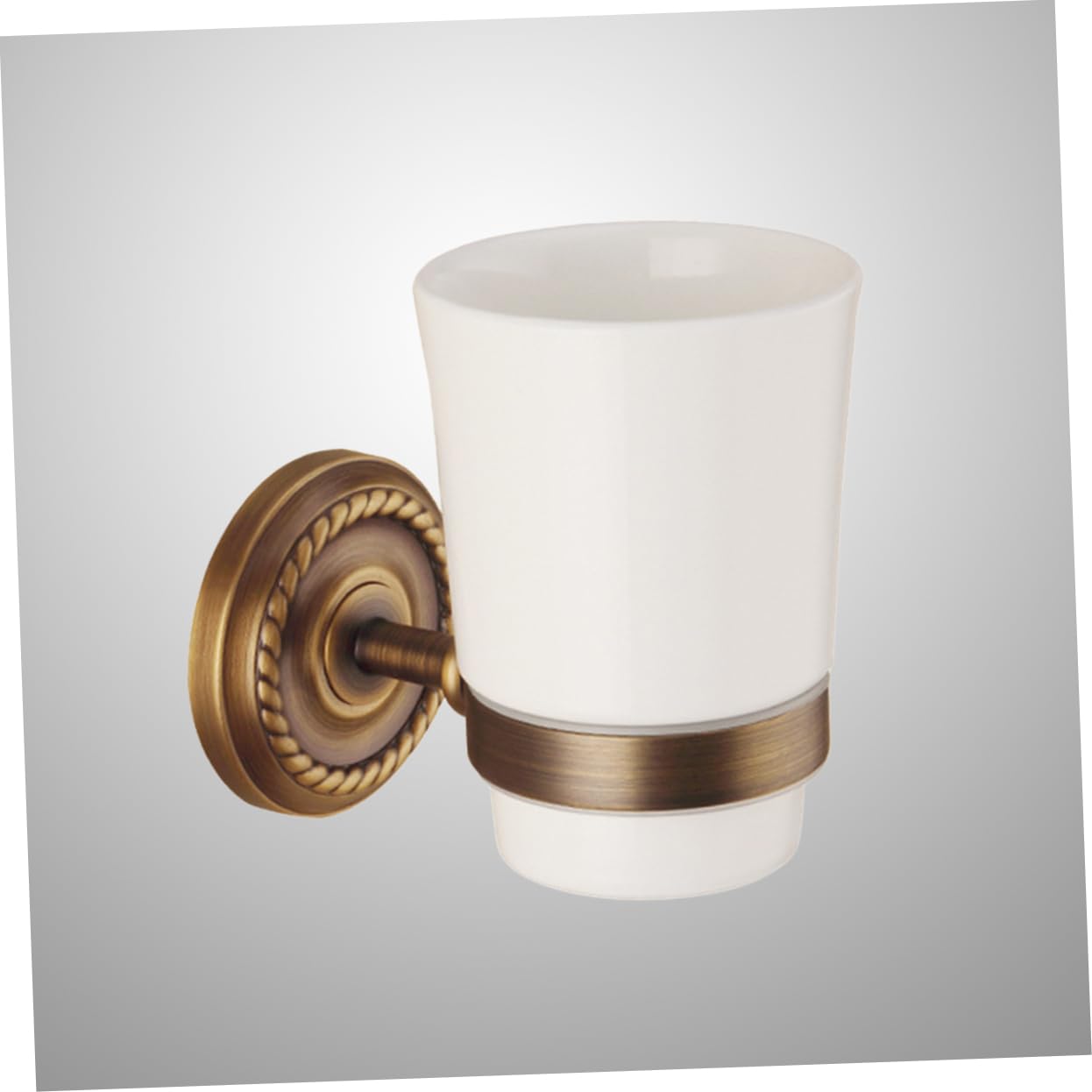 Soporte Vintage para Cepillos de Pared de Dientes de Cobre