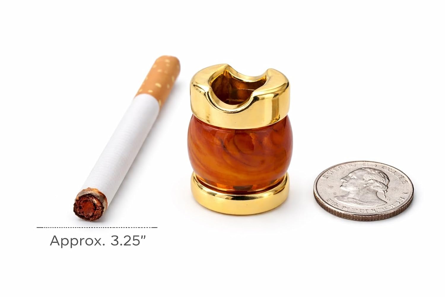 Creamy Marble Cigarette Snuffers Instant Cigarette Extinguishers for Ashtrays Random Pack of 4