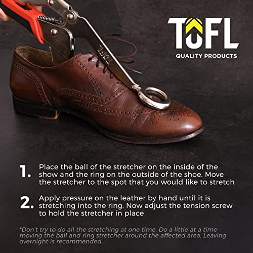 Image of TOFL Ball & Ring Shoe Stretcher, Bunion Pads & 4 oz Shoe Stretch Spray