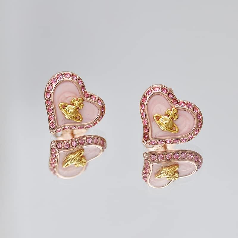 Queen Mother Saturn vintage design earrings, S925 Hypoallergenic Earring for Women, Valentine's Day gift, Birthday Gift, Sweet gift for Women2