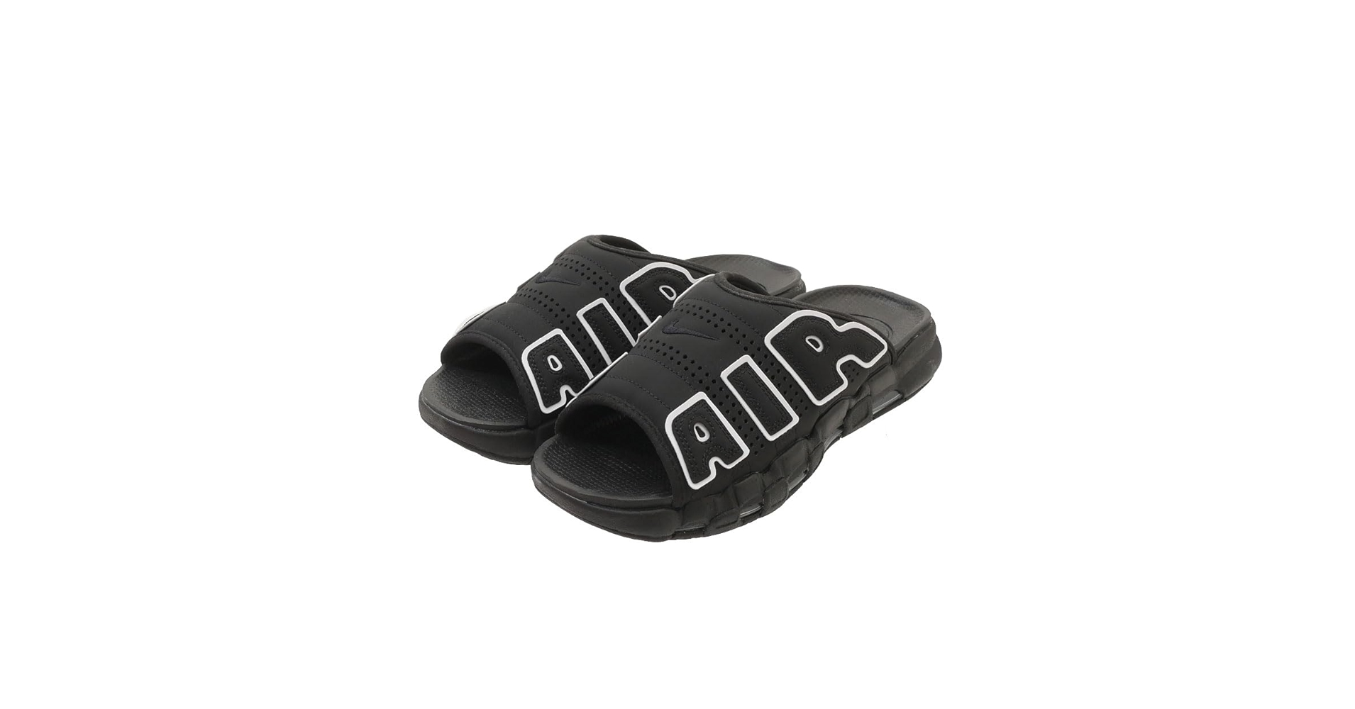 Nike エアモアアップテンポ　サンダル ホワイト/ブラック 楽天市場】2023 NIKE / ナイキAir More Uptempo Slide 