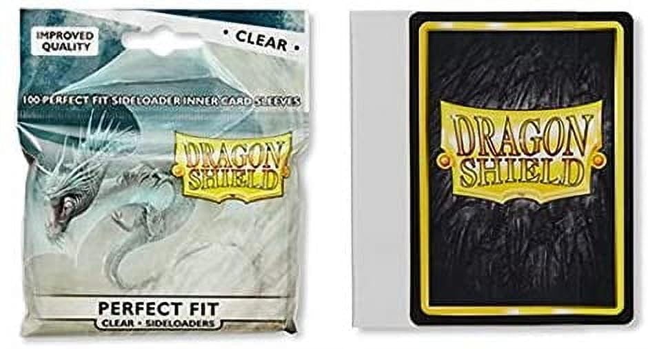 Image of Dragon Shield Inner Sleeve Sideloader Clear Standard Size 100 ct Card Sleeves Individual Pack