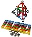 Magz 132 Piece Magnetic Building Set containing 84 Short Magnetic Rods and 48 Steel Balls