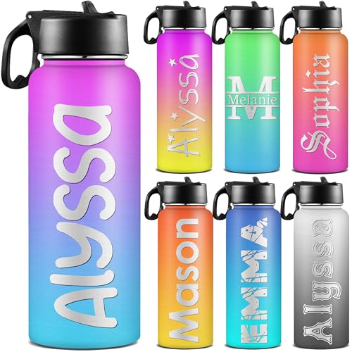 Personalized Water Bottles for Kids for School Cus
