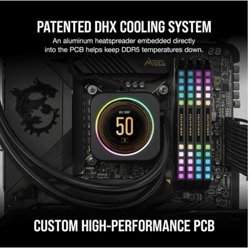Corsair DOMINATOR PLATINUM RGB DDR5 32GB (2x16GB) 5200MHz view 5
