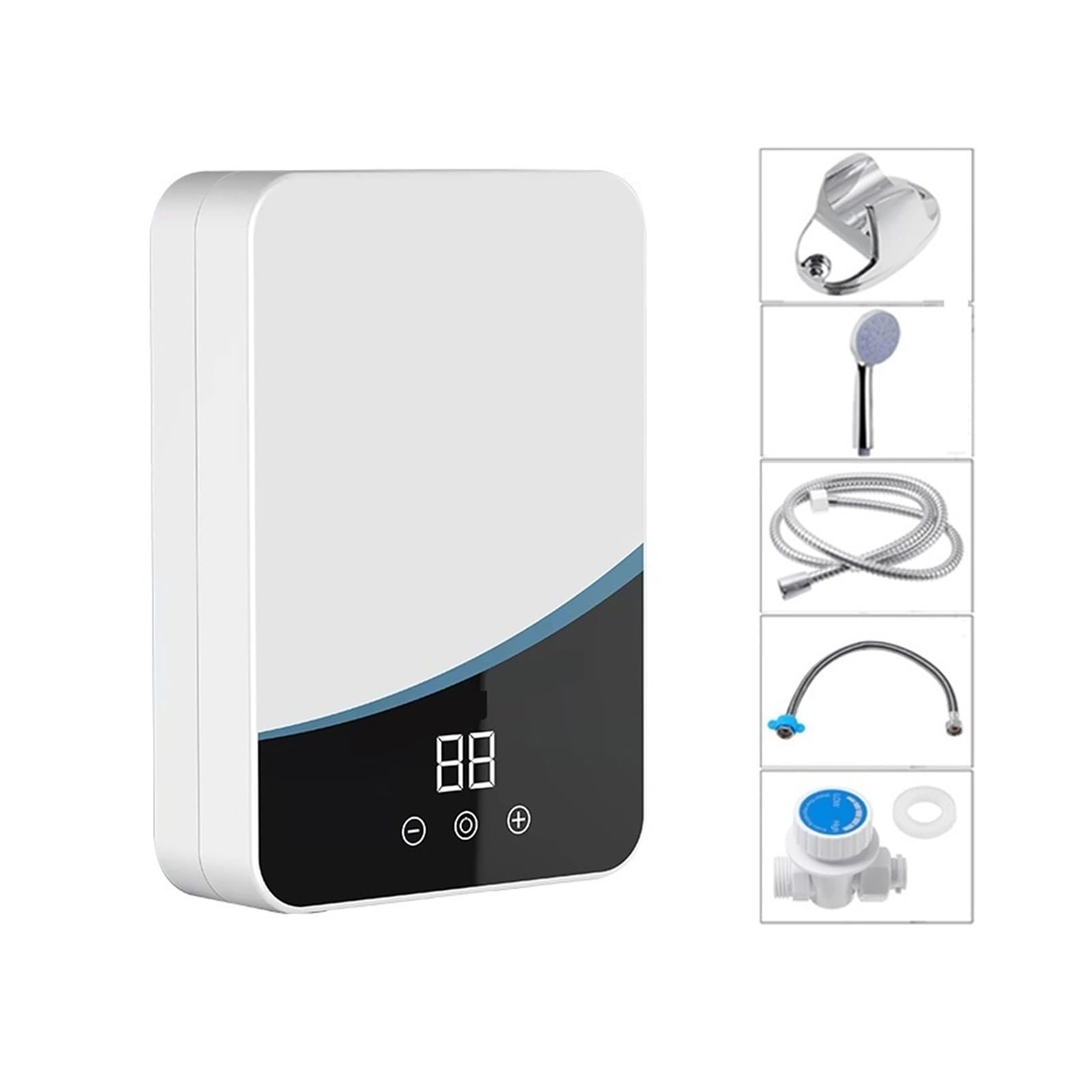 Scaldabagno Elettrico Istantaneo Senza Serbatoio Con Temperatura Regolabile Da 5500 W Cucina Bagno Doccia Acqua Calda Riscaldamento Rapido riscaldare rapidamente