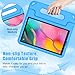 BMOUO Kids Case for Samsung Galaxy Tab A 10.1 (2019) SM-T510/T515, Shockproof Light Weight Protective Handle Stand Kids Case for Galaxy Tab A 10.1 Inch 2019 Release SM-T510/T515 - Blue