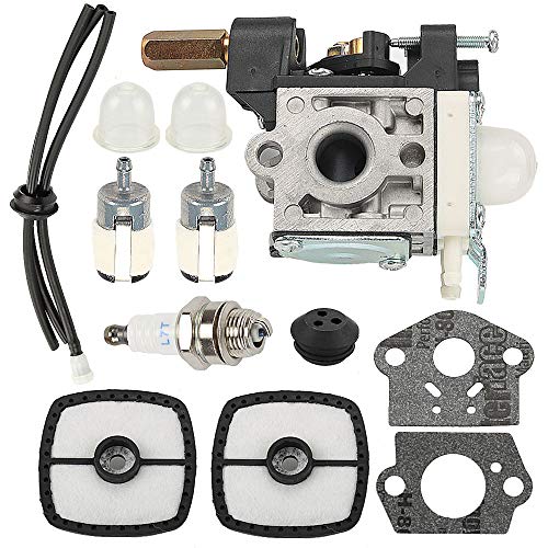 Butom RB-K70A SRM 230 Carburetor for Echo RB-K70 SRM-230 SRM-230S SRM-230U SRM-231 SRM-231S SRM-231U GT-230 GT-231 PE-230 PE-231 Weed Eater Trimmer with Air Filter Tune Up Kit
