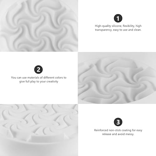 Miniatura 6 de 1 molde de silicona para pastel de flores, molde antiadherente para hornear, para mousse, chocolate, gelatina y pudín, utensilios para hornear