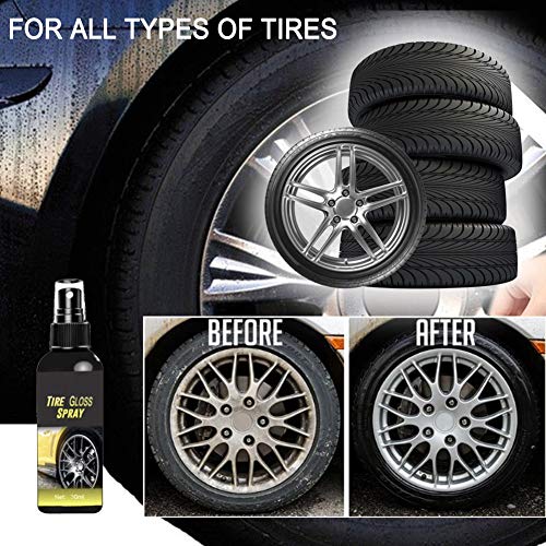ERTYUI Autoband Gloss Spray Auto Wax Poolse Spray Alle Automotive Tire Shine Plastic Restorer Retreading Agent - Image 6