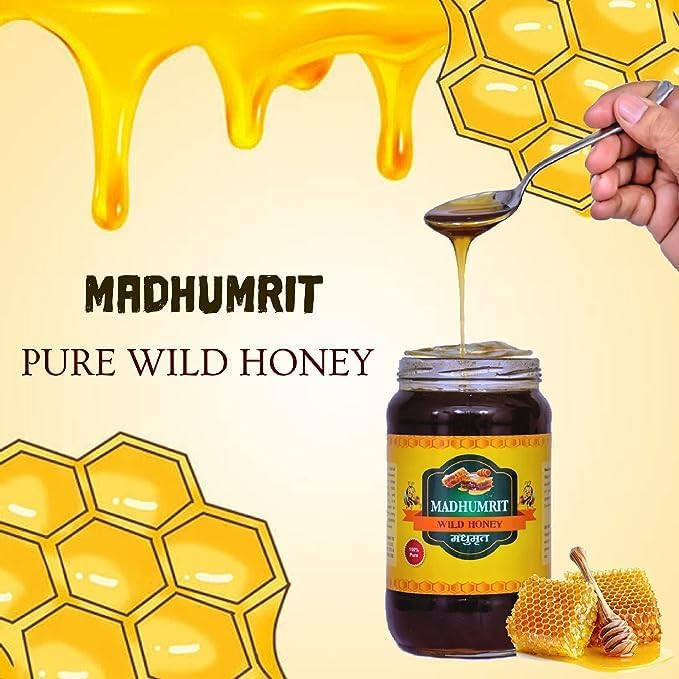 Madhumrit 100% pura y natural miel orgánica 1 kg miniatura 5