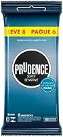 Prudence Preservativo Lubrificado Super Sensitive Leve 8 Pague 6