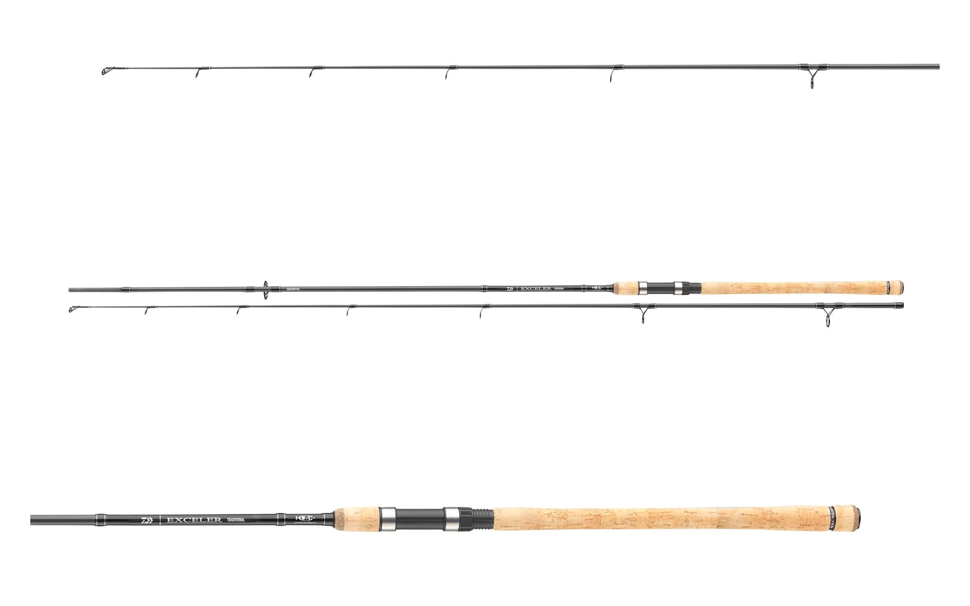 DAIWA Exceler Traditional Spin, 2 Teile, Spinning Angelrute