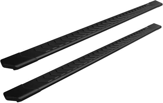 Raptor Series Running Boards Steps 5in OEM Style Full Tread Black Aluminum Compatible with SuperCrew 15-26 F-150 17-26 F-260/F-350 Super Duty