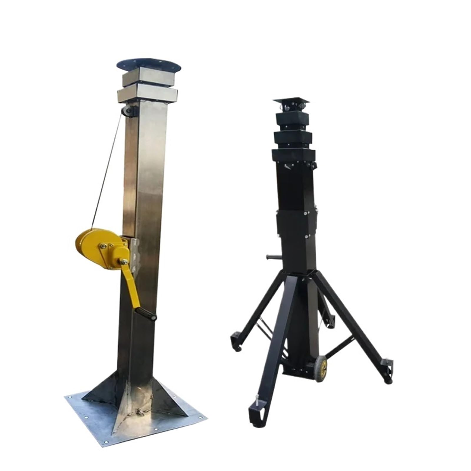 3m 6m 7m 9m Portable Segmented Upper Tripod Telescopic Mast for Omnidirectional and Wired Antennas, Telescopic Mast